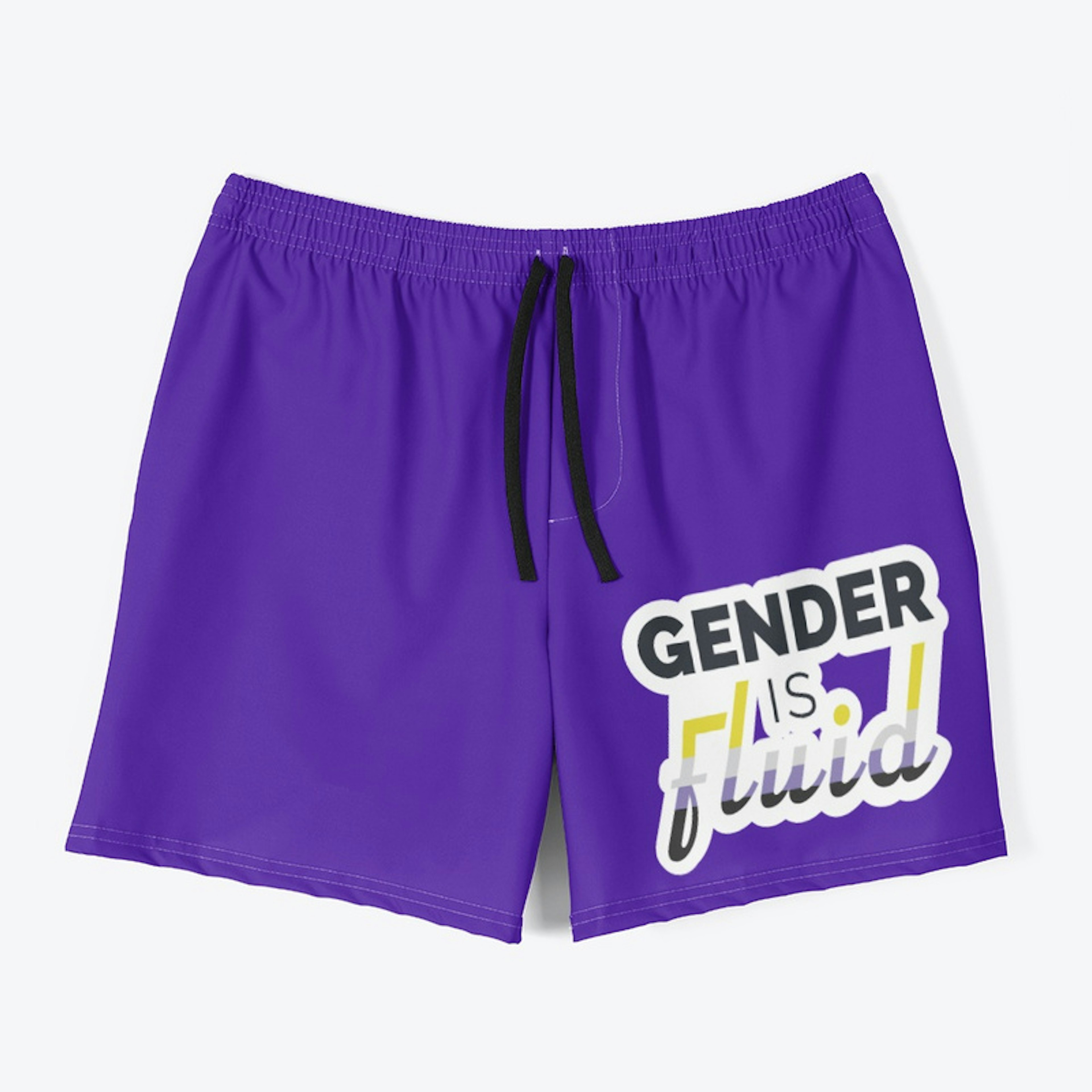 Gender is Fluid (nonbinary flag edition)