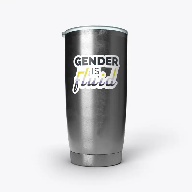 Gender is Fluid (nonbinary flag edition)